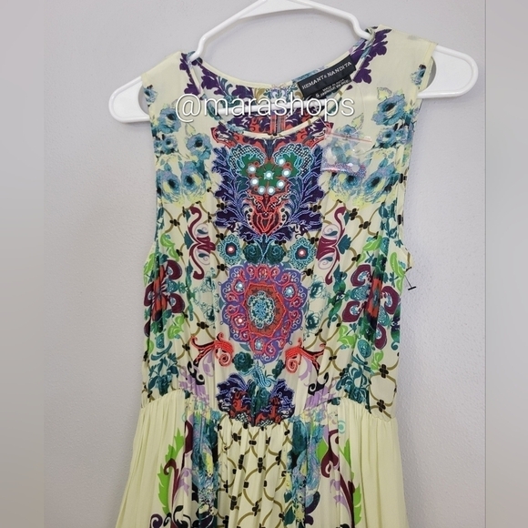 Hemant & Nandita Embroidered Canaria Maxi Dress - Picture 4 of 8